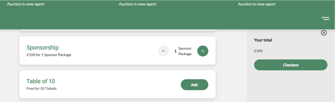 Creating a Sponsorship Package ticket type 3