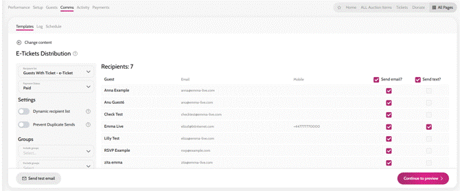 How to send e-tickets 3
