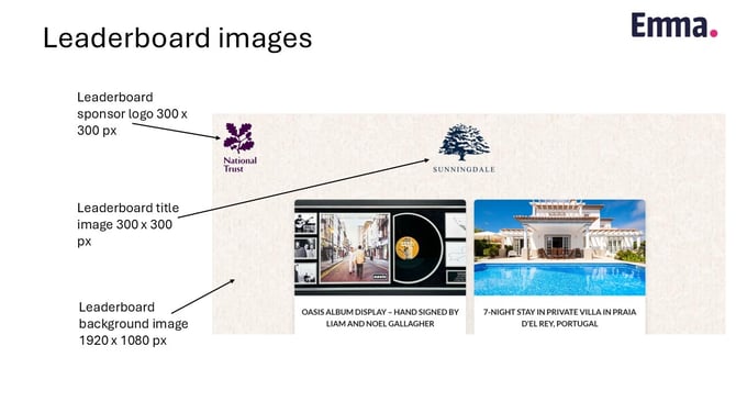 Image sizing help centre leaderboard
