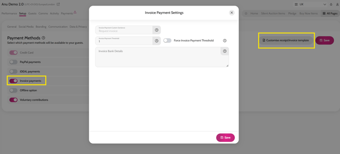 Invoice request