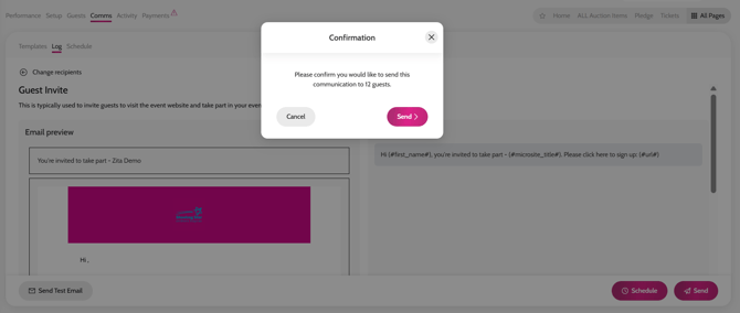 Manually sending comm 3