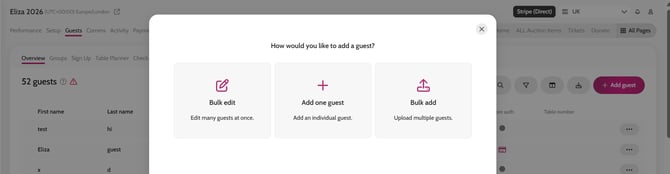 assignign tabel numners 1