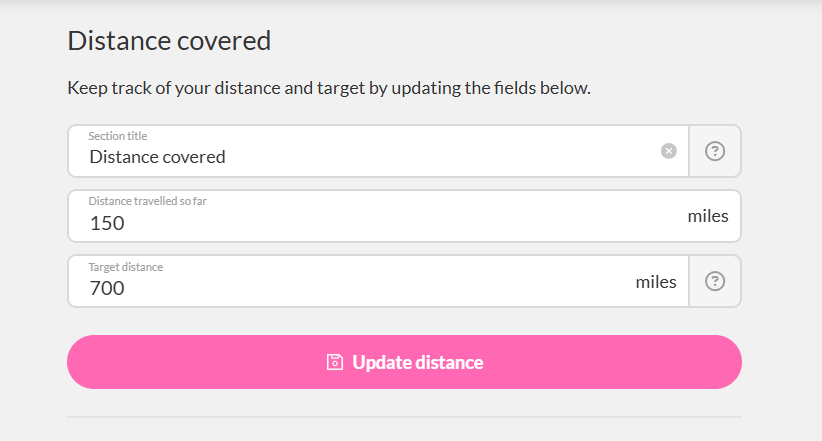Adding Distance Tracking to your campaign