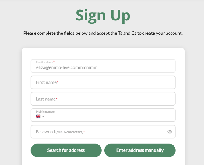 sign up q 4